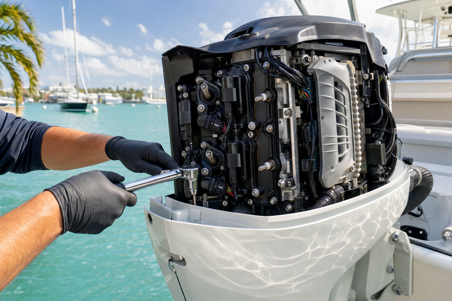 Book mobile marine service Key West
